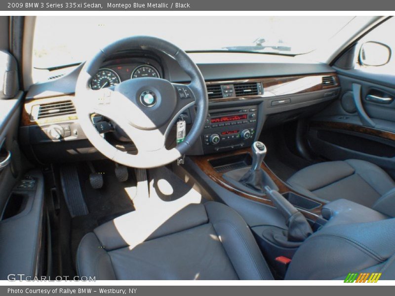 Montego Blue Metallic / Black 2009 BMW 3 Series 335xi Sedan