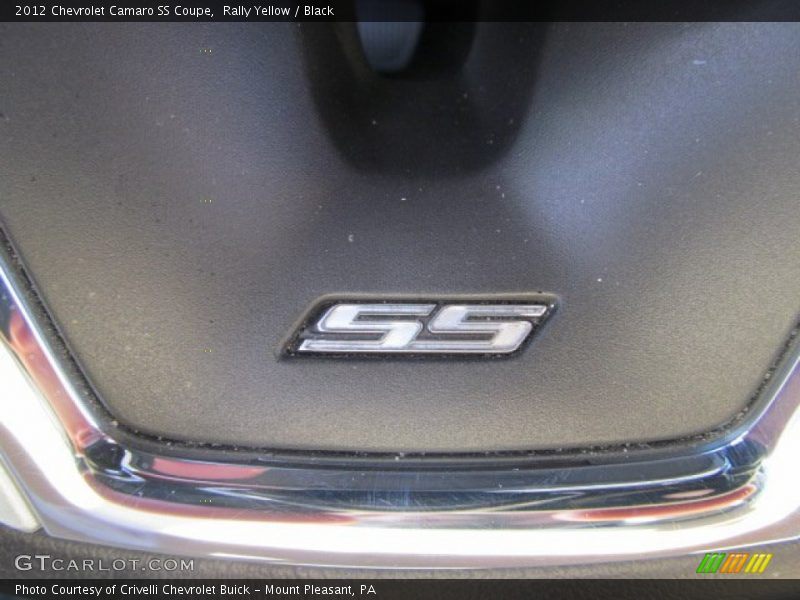 Rally Yellow / Black 2012 Chevrolet Camaro SS Coupe