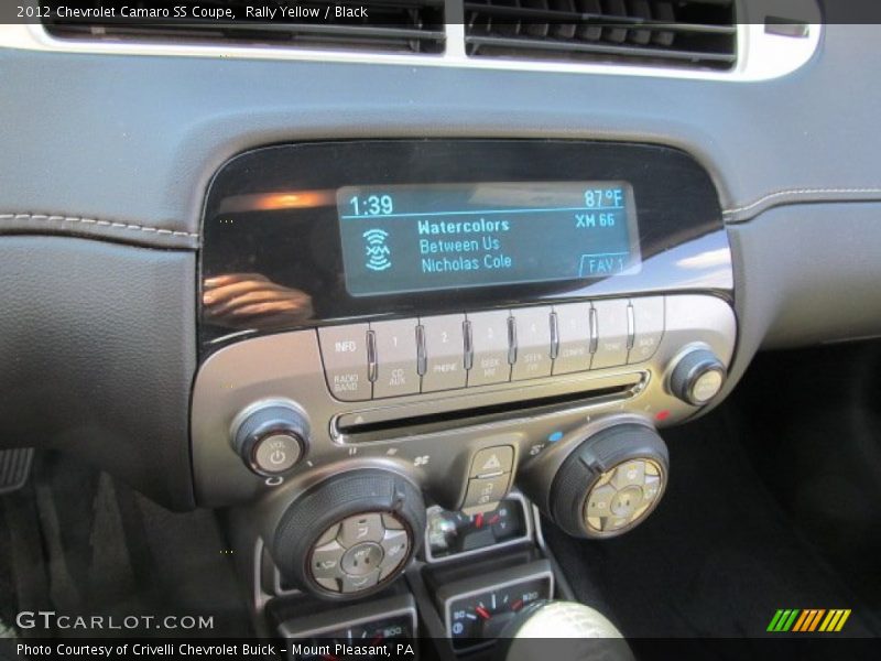 Rally Yellow / Black 2012 Chevrolet Camaro SS Coupe