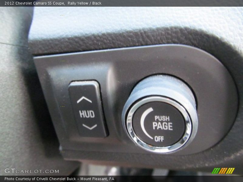 Rally Yellow / Black 2012 Chevrolet Camaro SS Coupe