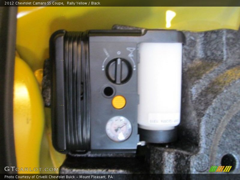 Rally Yellow / Black 2012 Chevrolet Camaro SS Coupe