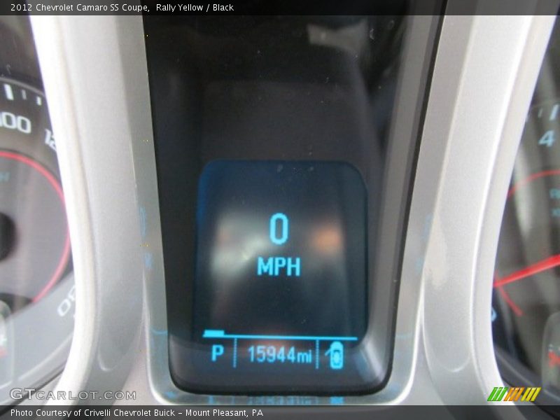 Rally Yellow / Black 2012 Chevrolet Camaro SS Coupe