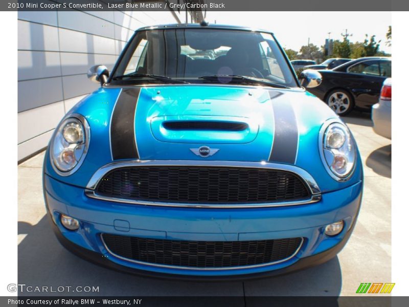 Laser Blue Metallic / Grey/Carbon Black 2010 Mini Cooper S Convertible