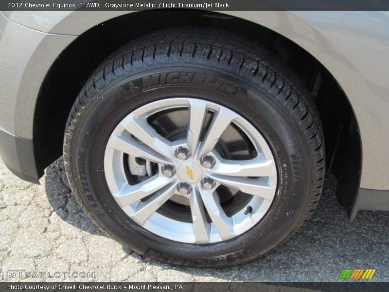 Graystone Metallic / Light Titanium/Jet Black 2012 Chevrolet Equinox LT AWD
