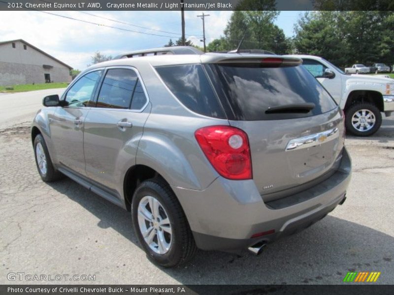 Graystone Metallic / Light Titanium/Jet Black 2012 Chevrolet Equinox LT AWD