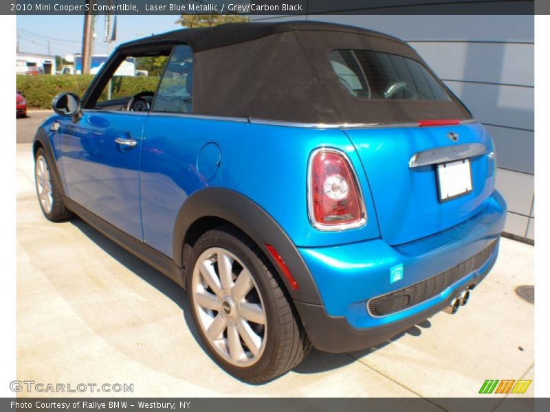 Laser Blue Metallic / Grey/Carbon Black 2010 Mini Cooper S Convertible