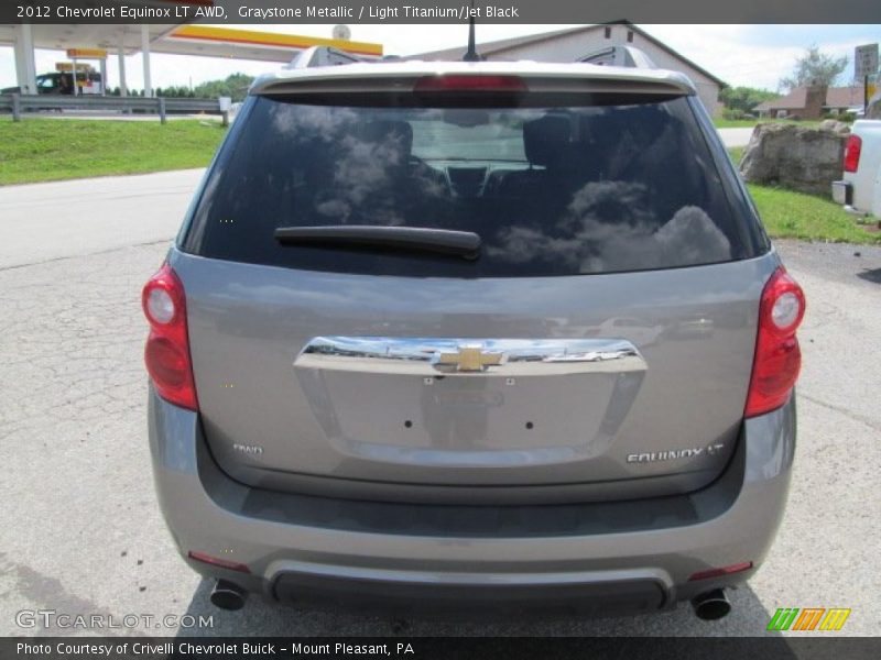 Graystone Metallic / Light Titanium/Jet Black 2012 Chevrolet Equinox LT AWD