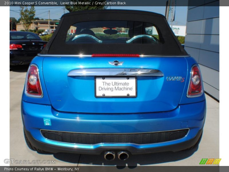 Laser Blue Metallic / Grey/Carbon Black 2010 Mini Cooper S Convertible