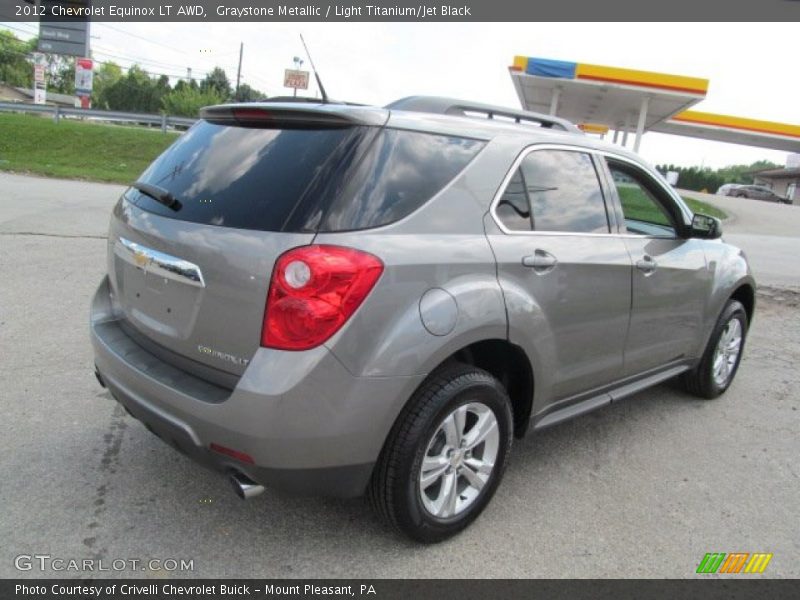 Graystone Metallic / Light Titanium/Jet Black 2012 Chevrolet Equinox LT AWD