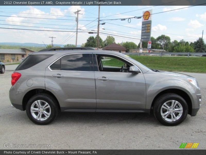 Graystone Metallic / Light Titanium/Jet Black 2012 Chevrolet Equinox LT AWD
