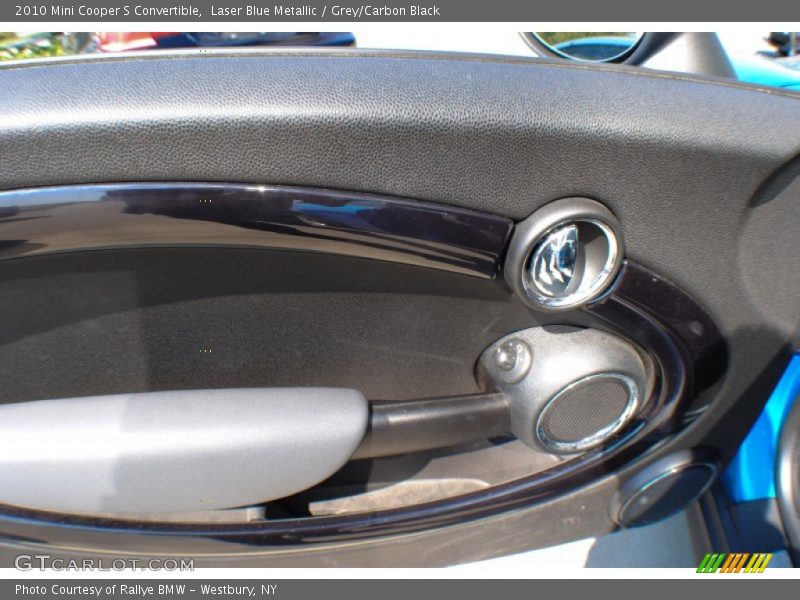 Laser Blue Metallic / Grey/Carbon Black 2010 Mini Cooper S Convertible