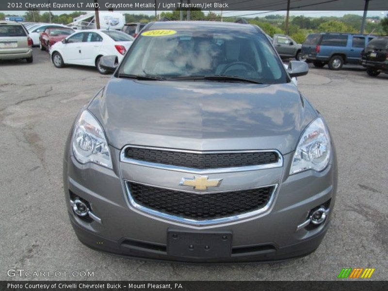 Graystone Metallic / Light Titanium/Jet Black 2012 Chevrolet Equinox LT AWD