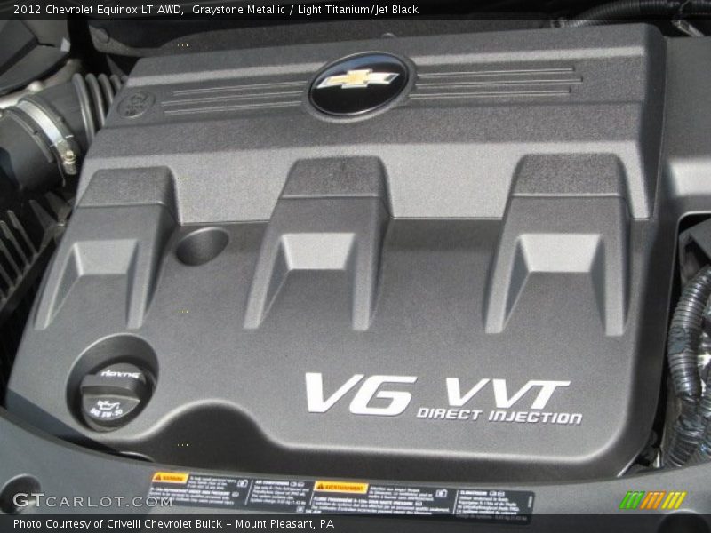 Graystone Metallic / Light Titanium/Jet Black 2012 Chevrolet Equinox LT AWD