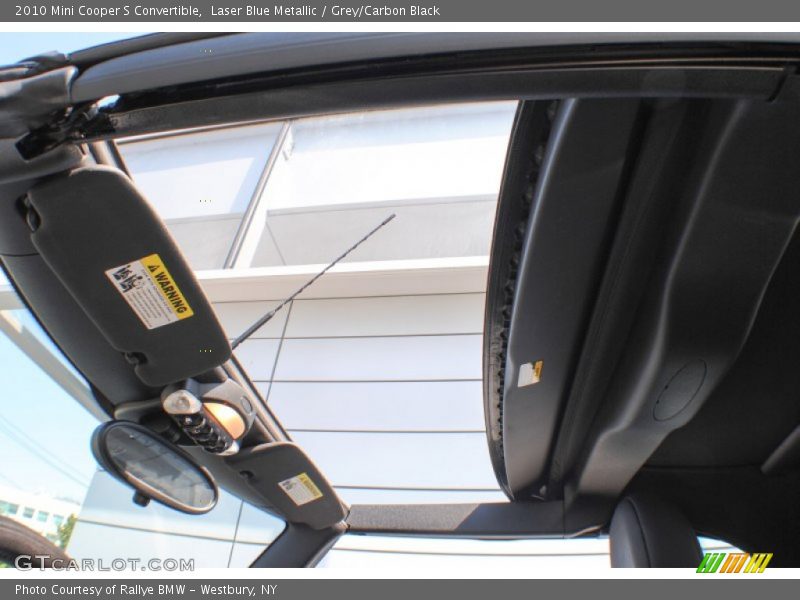 Laser Blue Metallic / Grey/Carbon Black 2010 Mini Cooper S Convertible