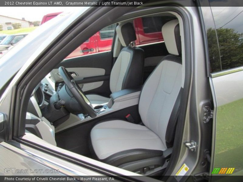 Graystone Metallic / Light Titanium/Jet Black 2012 Chevrolet Equinox LT AWD