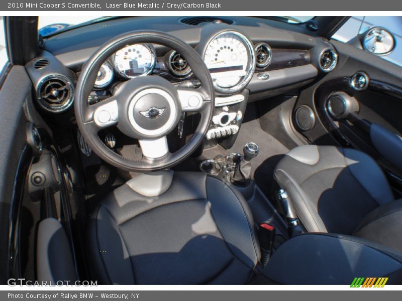 Laser Blue Metallic / Grey/Carbon Black 2010 Mini Cooper S Convertible