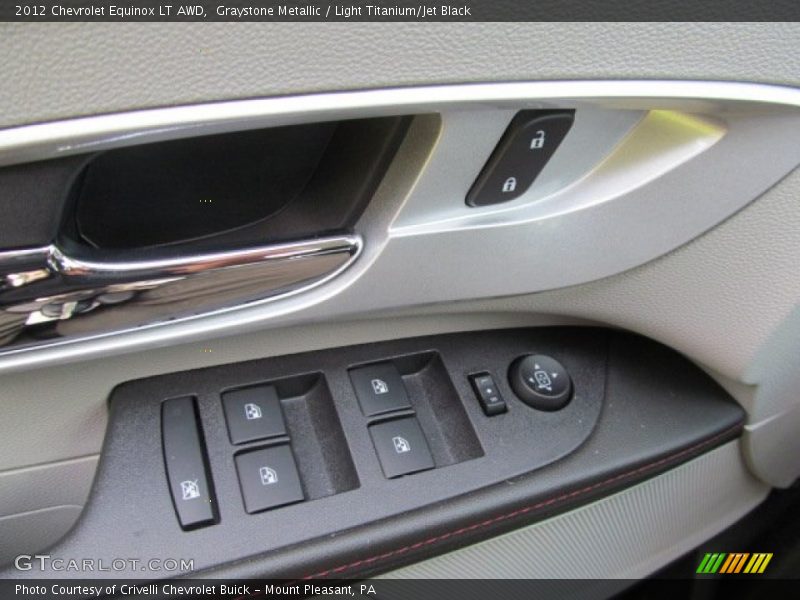 Graystone Metallic / Light Titanium/Jet Black 2012 Chevrolet Equinox LT AWD