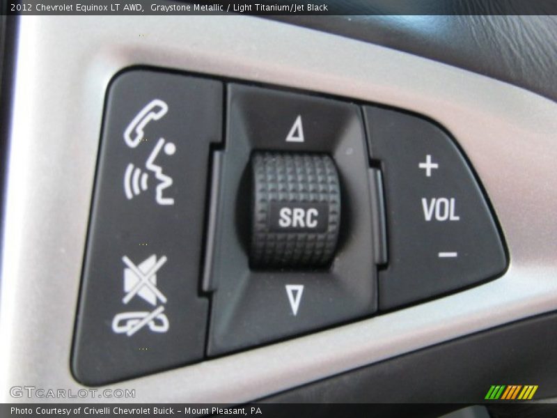 Graystone Metallic / Light Titanium/Jet Black 2012 Chevrolet Equinox LT AWD