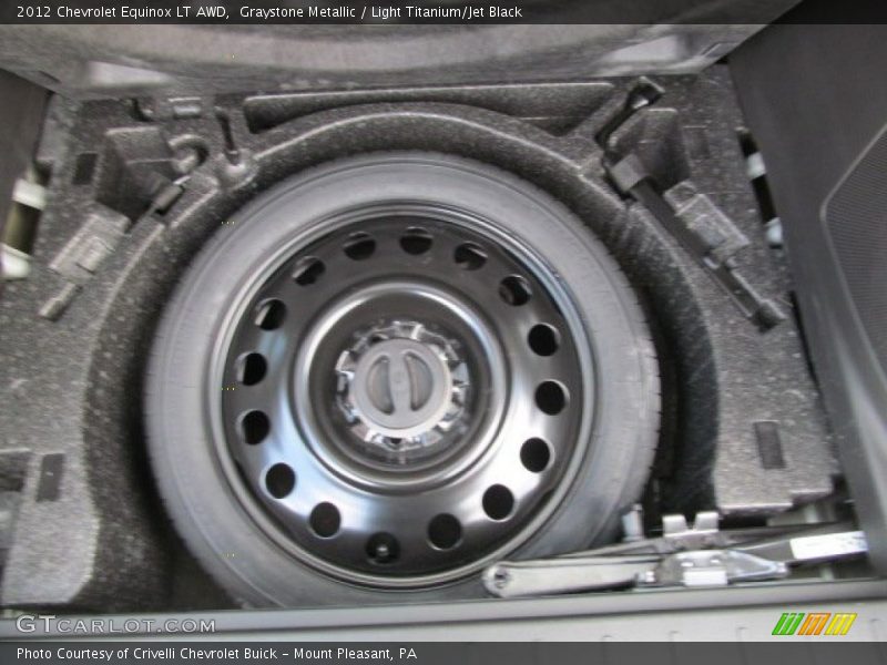 Graystone Metallic / Light Titanium/Jet Black 2012 Chevrolet Equinox LT AWD