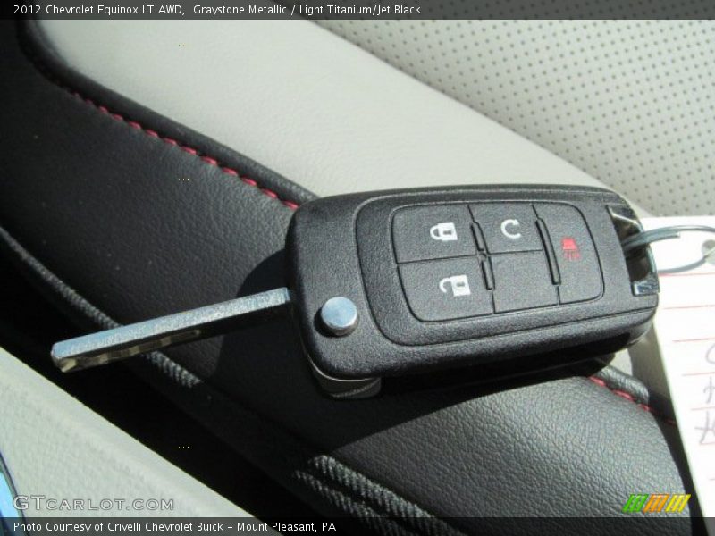 Graystone Metallic / Light Titanium/Jet Black 2012 Chevrolet Equinox LT AWD