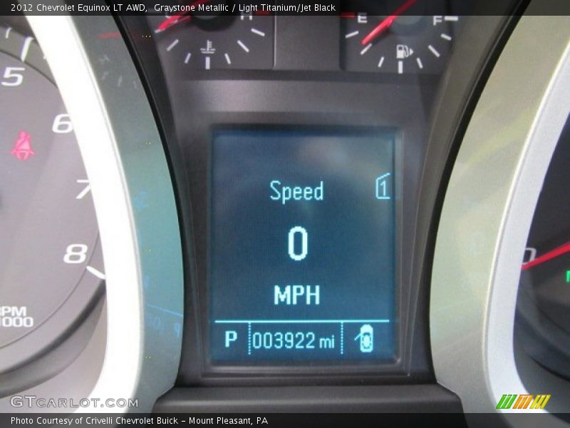 Graystone Metallic / Light Titanium/Jet Black 2012 Chevrolet Equinox LT AWD