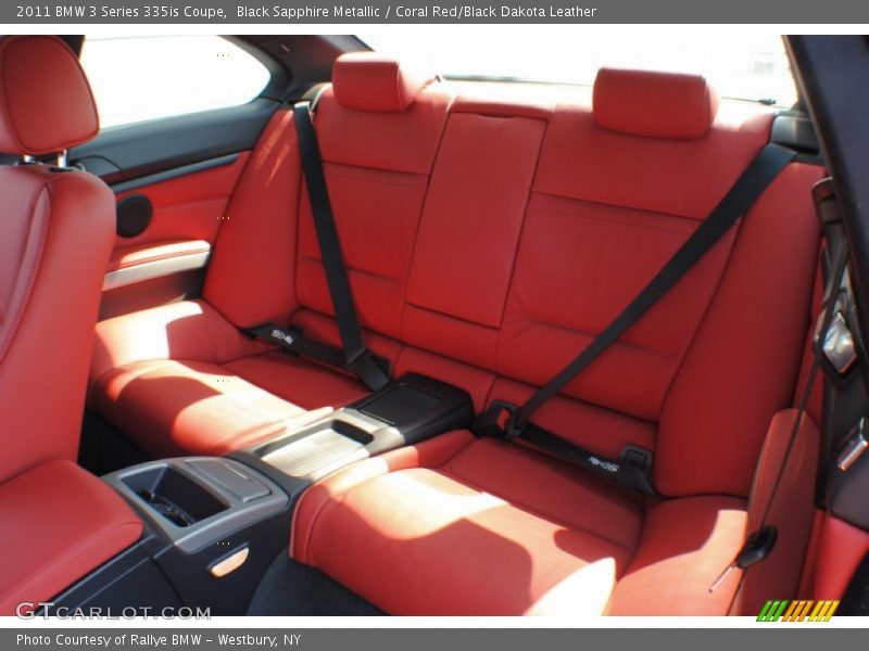 Rear Seat of 2011 3 Series 335is Coupe