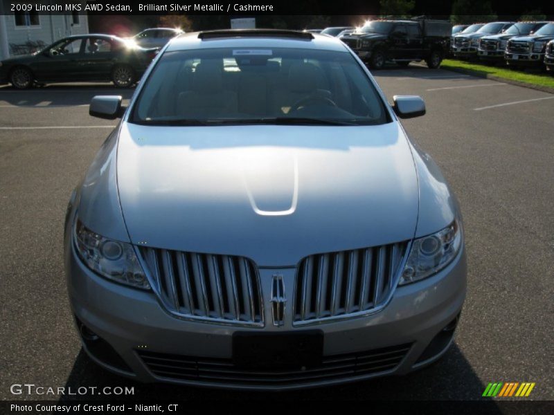 Brilliant Silver Metallic / Cashmere 2009 Lincoln MKS AWD Sedan