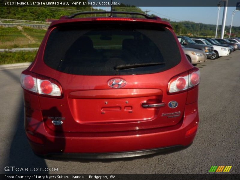 Venetian Red / Cocoa Black 2010 Hyundai Santa Fe Limited 4WD