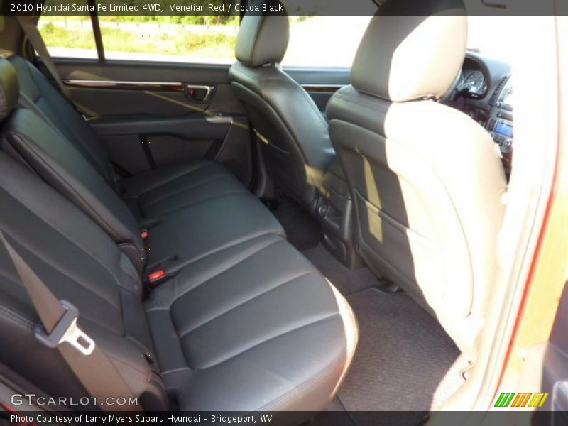 Venetian Red / Cocoa Black 2010 Hyundai Santa Fe Limited 4WD