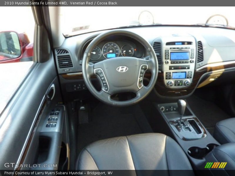 Venetian Red / Cocoa Black 2010 Hyundai Santa Fe Limited 4WD