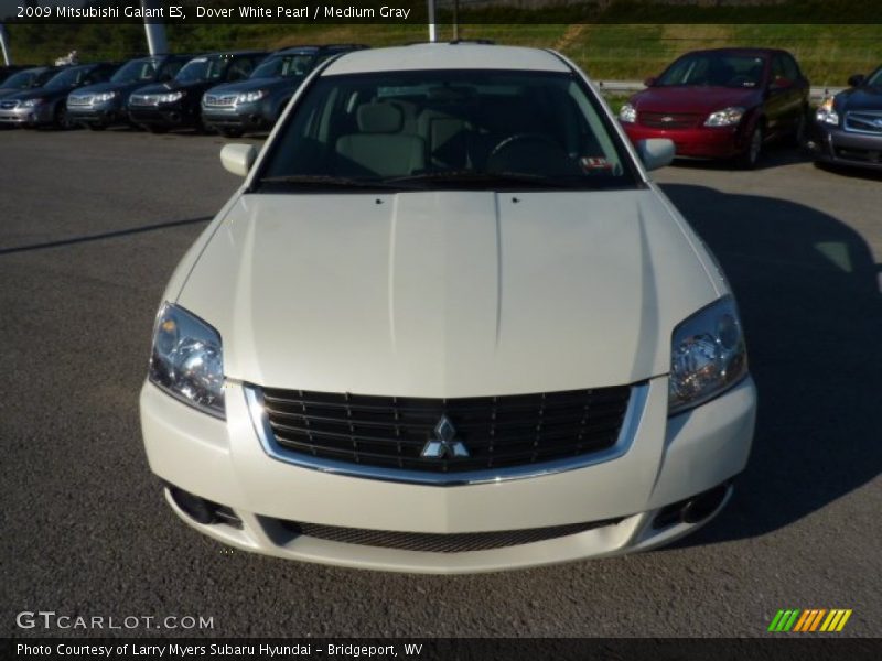 Dover White Pearl / Medium Gray 2009 Mitsubishi Galant ES