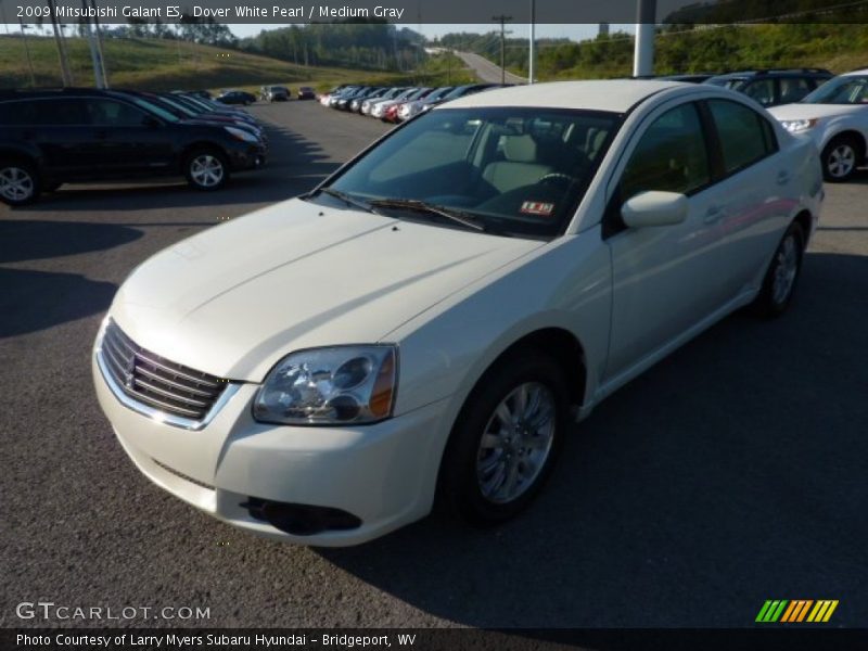 Dover White Pearl / Medium Gray 2009 Mitsubishi Galant ES