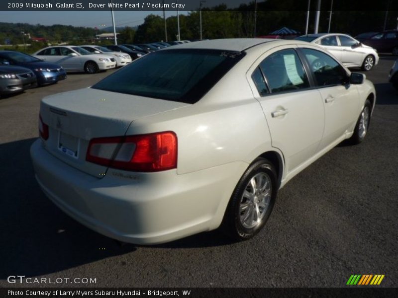 Dover White Pearl / Medium Gray 2009 Mitsubishi Galant ES