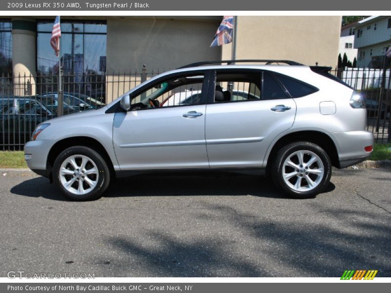 Tungsten Pearl / Black 2009 Lexus RX 350 AWD