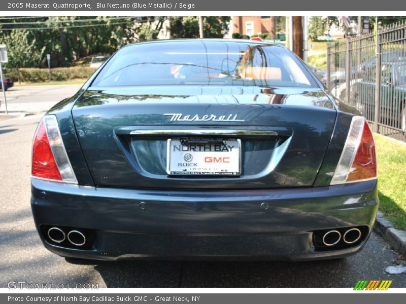 Blu Nettuno (Blue Metallic) / Beige 2005 Maserati Quattroporte