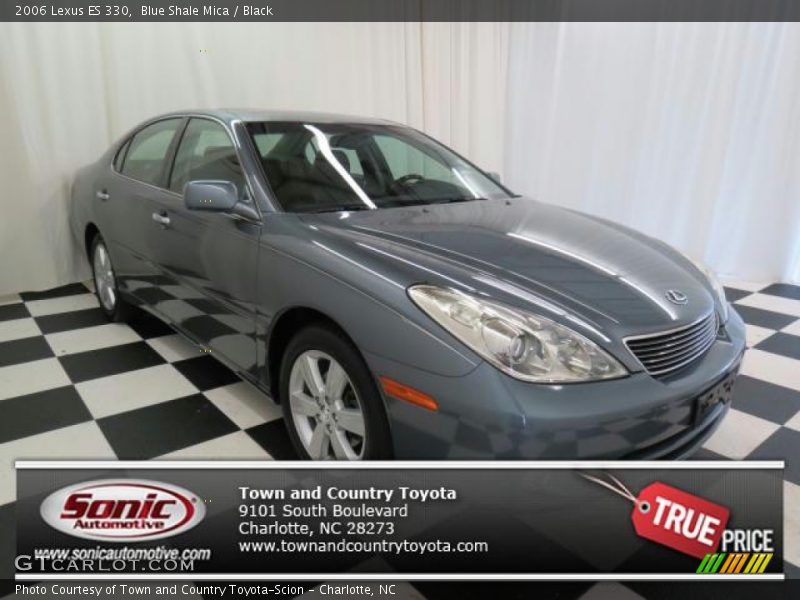 Blue Shale Mica / Black 2006 Lexus ES 330