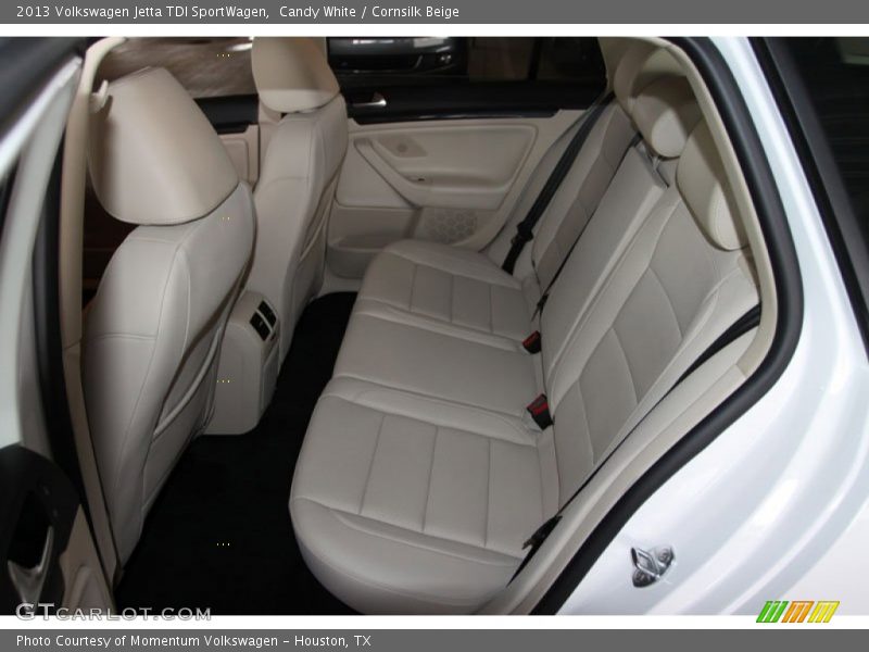 Candy White / Cornsilk Beige 2013 Volkswagen Jetta TDI SportWagen