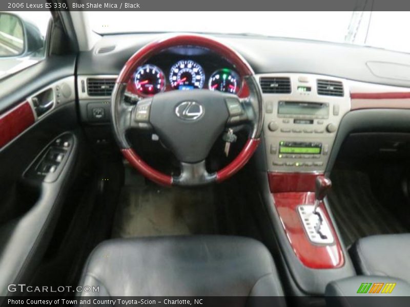 Blue Shale Mica / Black 2006 Lexus ES 330