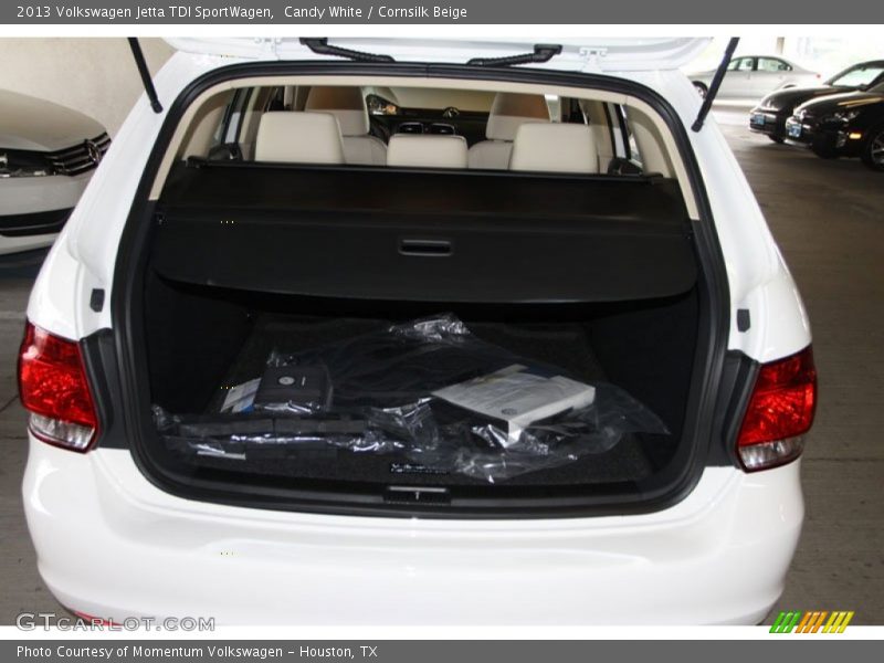 Candy White / Cornsilk Beige 2013 Volkswagen Jetta TDI SportWagen