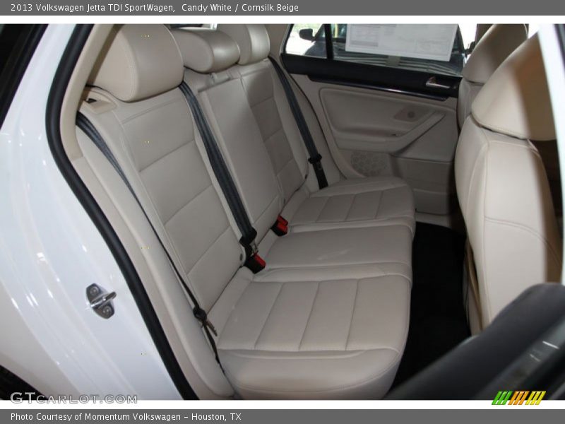 Candy White / Cornsilk Beige 2013 Volkswagen Jetta TDI SportWagen