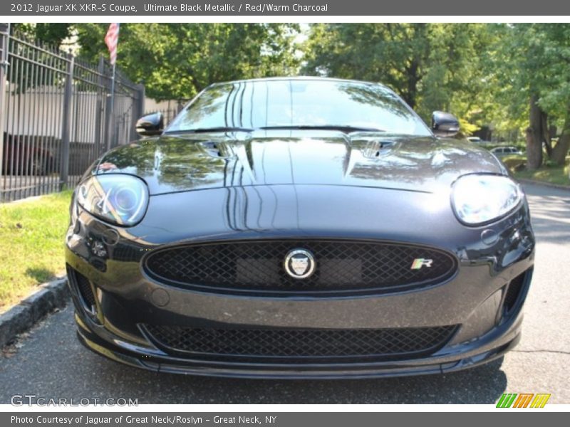 Ultimate Black Metallic / Red/Warm Charcoal 2012 Jaguar XK XKR-S Coupe