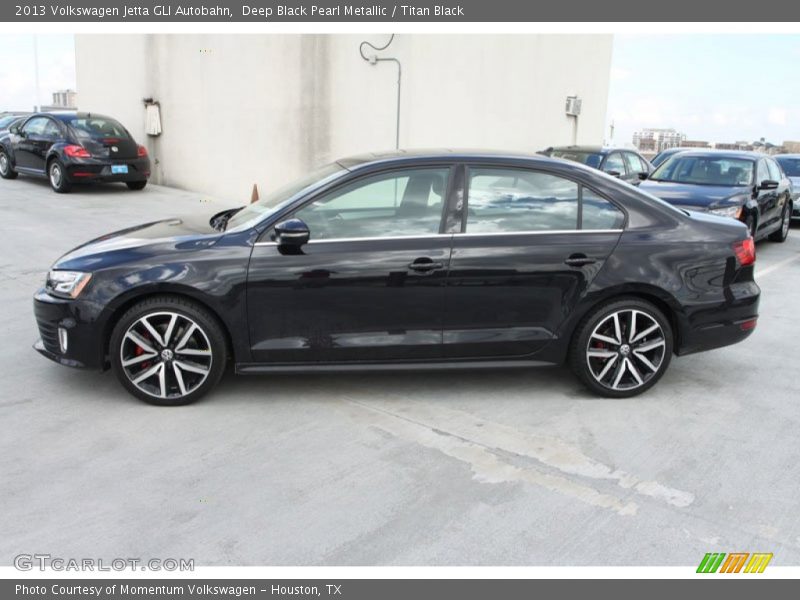 Deep Black Pearl Metallic / Titan Black 2013 Volkswagen Jetta GLI Autobahn