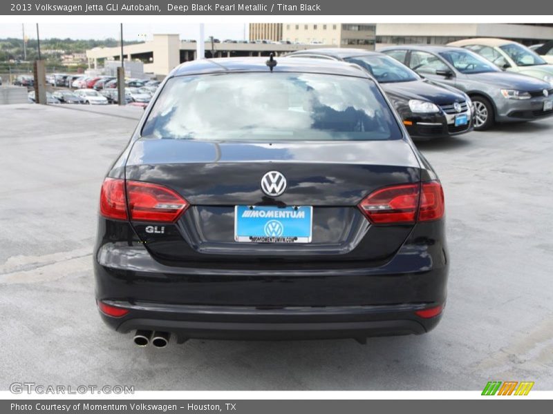 Deep Black Pearl Metallic / Titan Black 2013 Volkswagen Jetta GLI Autobahn