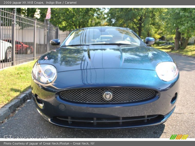 Indigo Blue / Caramel 2009 Jaguar XK XK8 Coupe