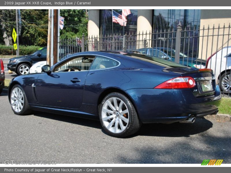 Indigo Blue / Caramel 2009 Jaguar XK XK8 Coupe