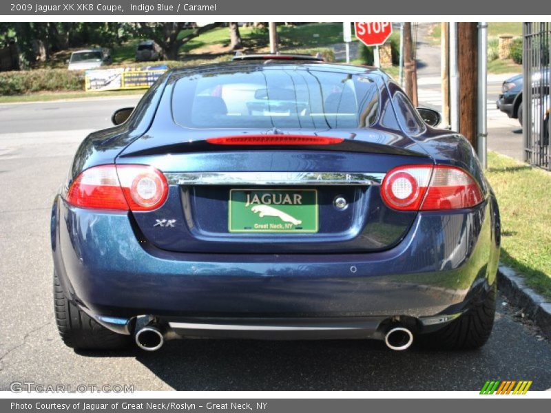 Indigo Blue / Caramel 2009 Jaguar XK XK8 Coupe