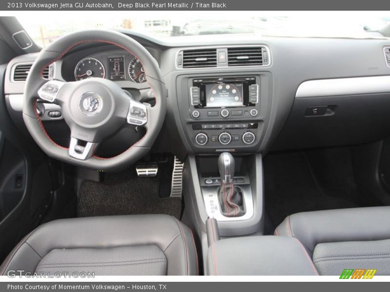 Deep Black Pearl Metallic / Titan Black 2013 Volkswagen Jetta GLI Autobahn