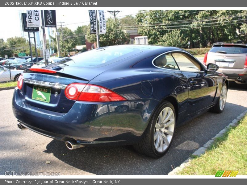 Indigo Blue / Caramel 2009 Jaguar XK XK8 Coupe