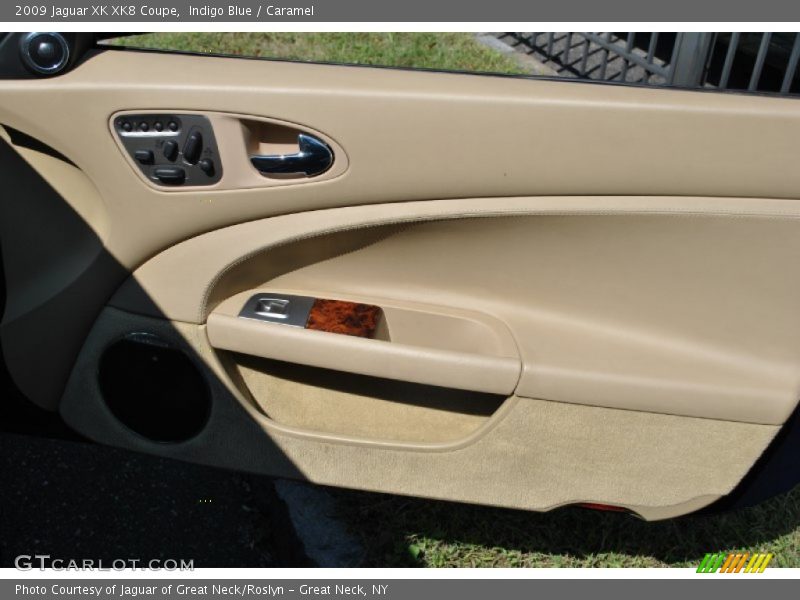 Indigo Blue / Caramel 2009 Jaguar XK XK8 Coupe