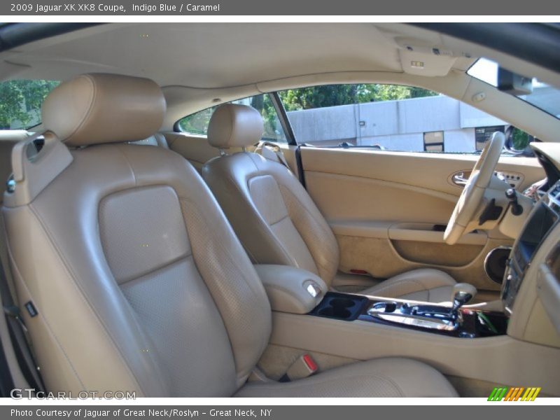 Indigo Blue / Caramel 2009 Jaguar XK XK8 Coupe